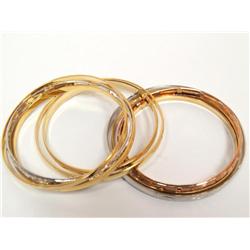 14Kt Yellow Gold Filled Bangle Bracelet Collection