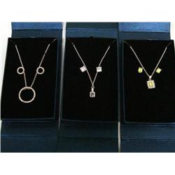 3 Sets Silver Necklace & Earrings