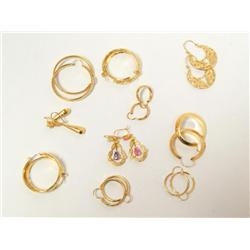14Kt Yellow Gold Filled Earrings Collection