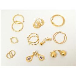 14Kt Yellow Gold Filled Earrings Collection