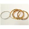 Image 1 : 14Kt Gold Filled Bangle Bracelets Collection