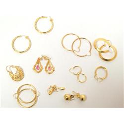 14Kt Yellow Gold Filled Earrings Collection