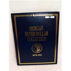 Morgan Silver Dollar Date Set Folder 1878-1921