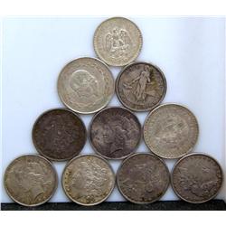 Morgan Dollars, Mexican Silver & Philipino Silver