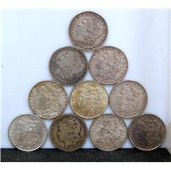 1800's Morgan Silver Dollars