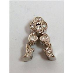 1/2Ctw Diamonds Vintage Hand Made Pendant
