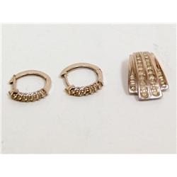 Diamonds Ladies Pendant & Earrings
