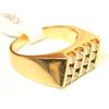 Image 3 : 4 Row Diamonds Hand Made Heavy Ring