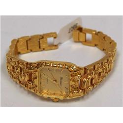 Gold Plated Geneva Ladies watch