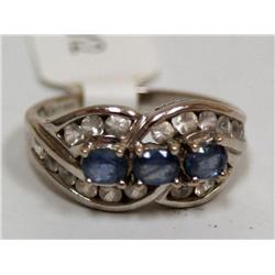 1.00Ctw AAA Tanzanite & Diamonds Hand Made Ladies
