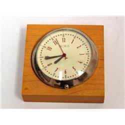 Troika Desk Watch & Wood Display