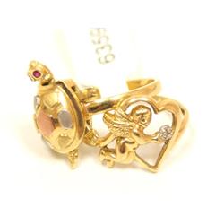 Turtle Ring & Angel Heart Design Ring