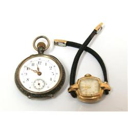 1920's Elgin Deluxe Wind-up & Diamond Dial Watch