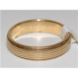 18K Gold Mens Wedding Ring 6.3gr