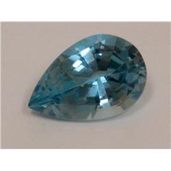 3-1/2ctw Pear Shape London Blue Topaz