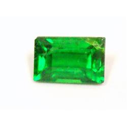 .80 African Tsavorite Emerald Cut Extremely Rare