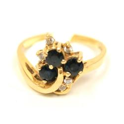 AAA Cashmere Sapphire & Diamonds Ladies Ring