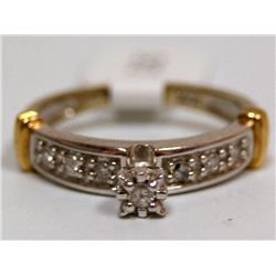 Diamonds Solitaire Illusion Set Ladies Ring
