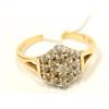 Image 2 : Diamonds Cluster Hand Made Ladies Ring