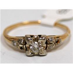 1950's Vintage Diamonds Ladies Ring