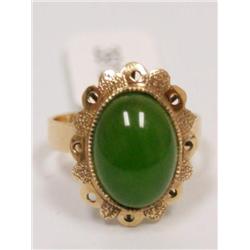 AAA Imperial Jade Vintage Ladies Ring