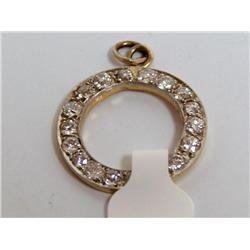 1.50Ctw Diamonds Cluster Hand Made Round Pendant