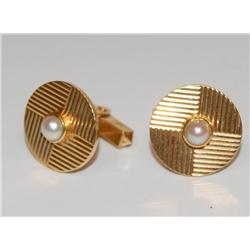 Pair of 14K Gold Cufflinks 15gr