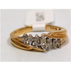 Diamonds Cluster Hand Made Ladies Band
