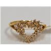 Image 1 : Diamonds Heart Design Ladies Ring