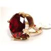 Image 2 : 14K Gold Ring W/10ct Ruby