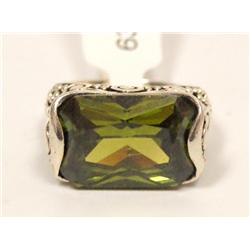 20Ctw AAA Green Chrome Diopside Hand Carved Ladies