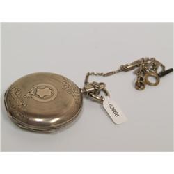 Civil War Era H&O Silver Pocket Watch