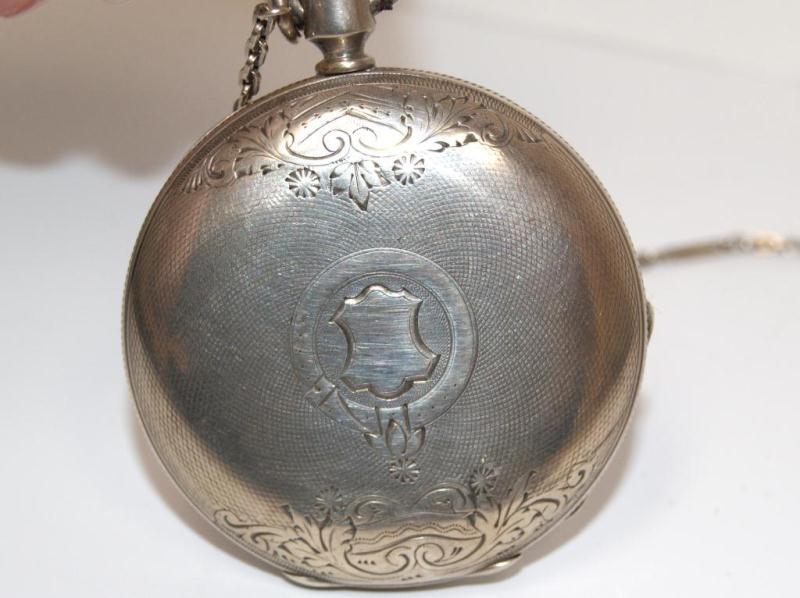 Civil War Era H&O Silver Pocket Watch