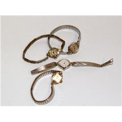 Lot of 4 Vintage Ladies Watches