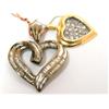 Image 1 : Diamonds Hand Made Heart Design Pendant