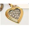 Image 2 : Diamonds Hand Made Heart Design Pendant