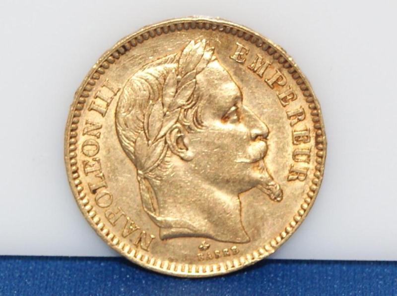 1862 20 Francs Napoleon III France Gold Coin