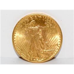 1924 $20 Gold Coin