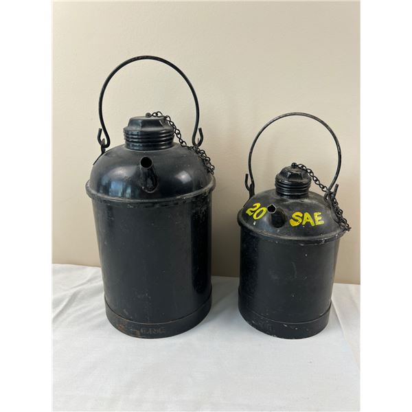 Vintage Oil Canisters