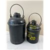 Image 2 : Vintage Oil Canisters