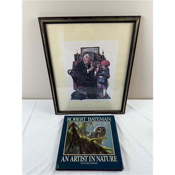 Robert Bateman Book & Norman Rockwell Art
