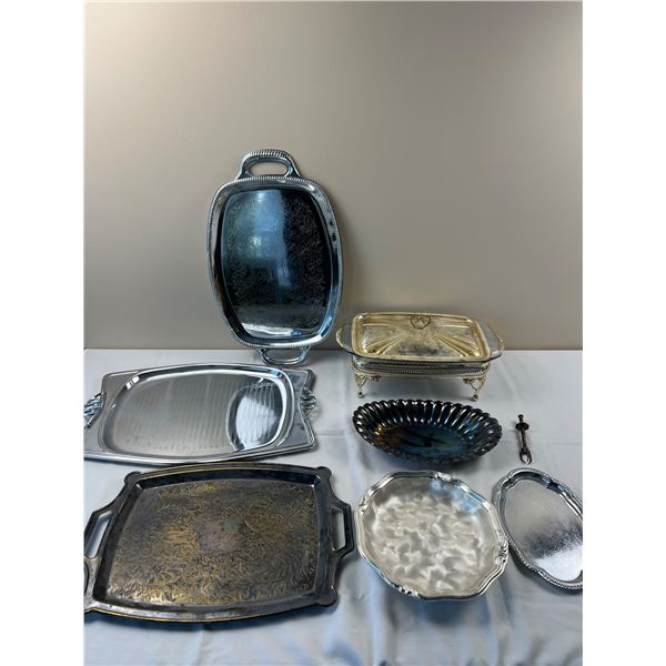 Plated and Metallic Servingware