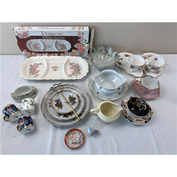 Assortment of China and Servingware
