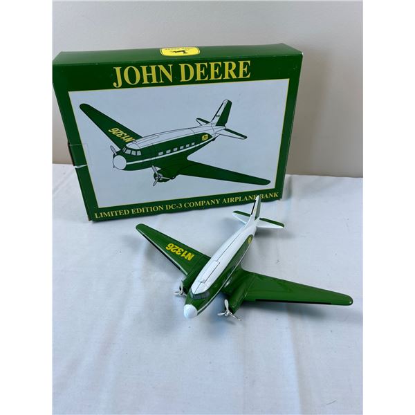 John Deere DC-3 Company Airplane Bank