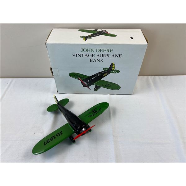 John Deere Vintage Airplane Bank