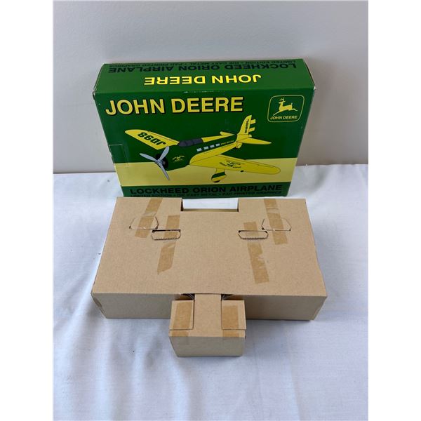 John Deere Lockheed Orion Airplane Coin Bank