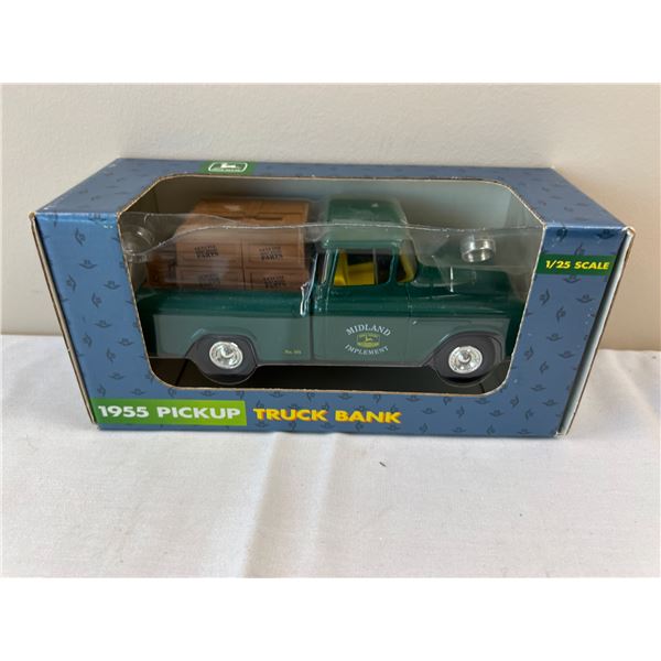 John Deere 1955 Pickup Truck Bank