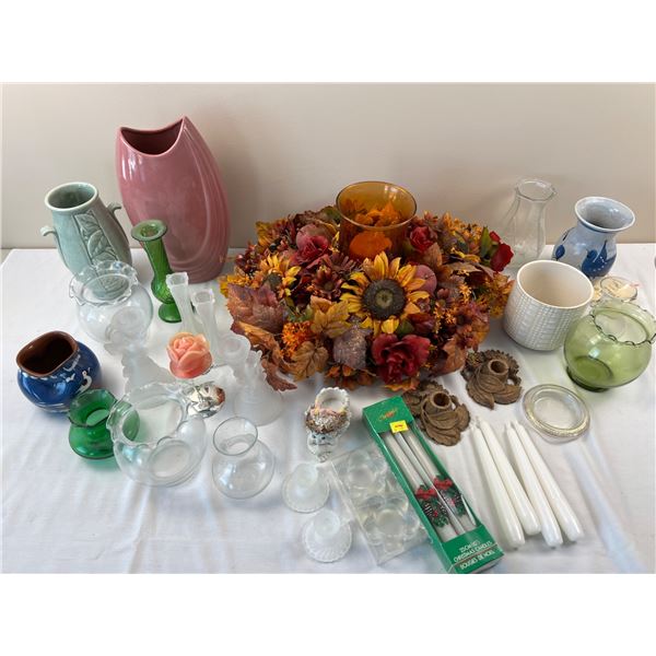 Decorative Vases and Candleholders