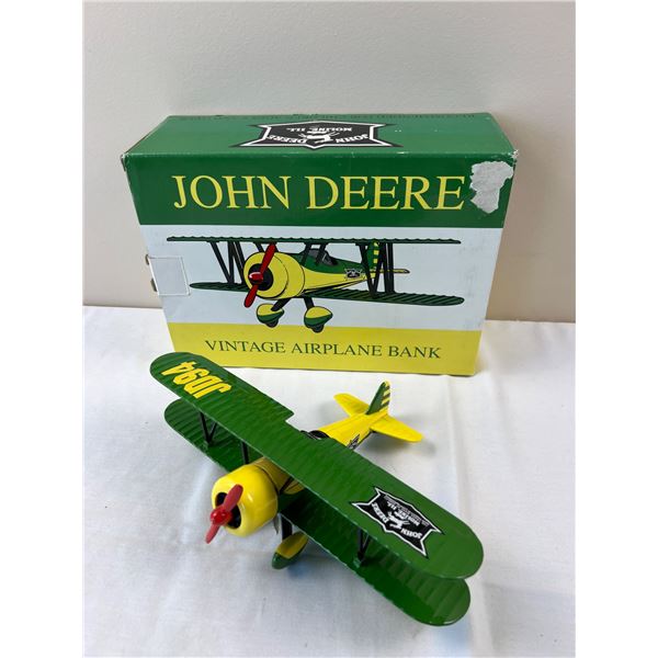 John Deere Vintage Airplane Bank
