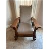 Image 1 : Retro Upholstered Reclining Chair